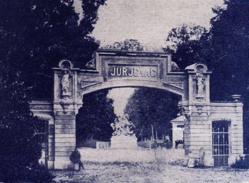 Park Maksimir, ulaz u Jurjevac 1867. godine